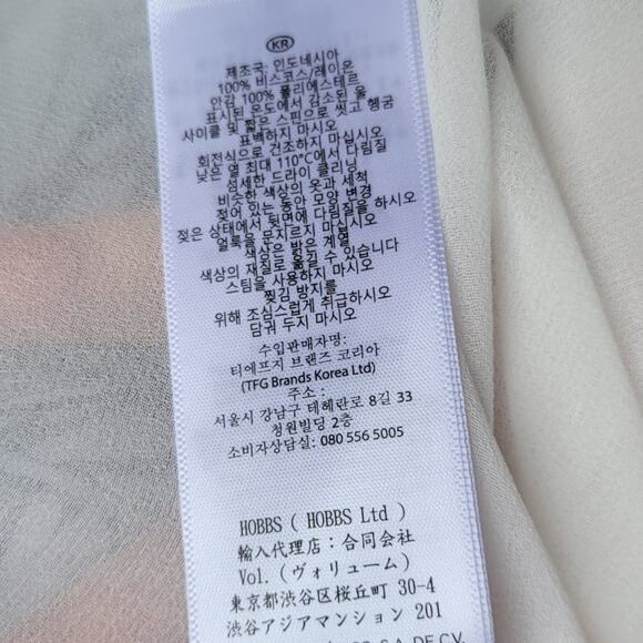 Hobbs Nika Floral Swing Dress in Navy Ivory 4 - Picture 4 of 6